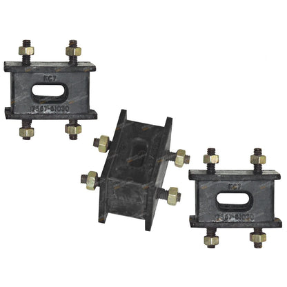 3 x Rubber Exhaust Mounts for Toyota Landcruiser