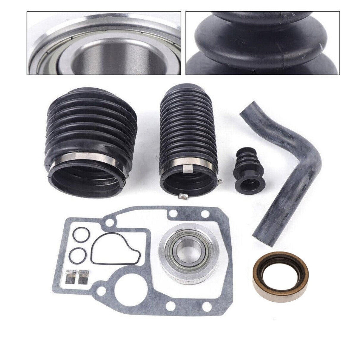 Transom Service Kit for Volvo Penta SX Drives (Gimbal Bellows + Clamp Seal)