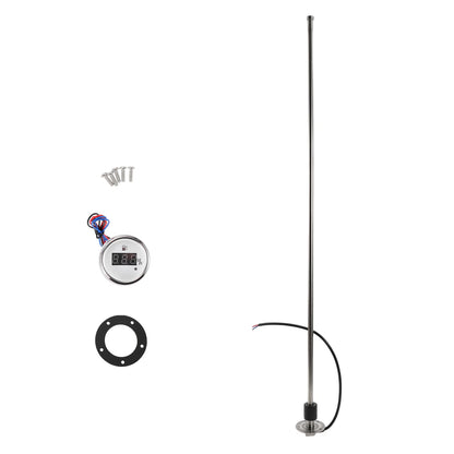 Fuel Sending Unit and Gauge Kit 240-33 Ohm 37.4" for Boat Car Truck