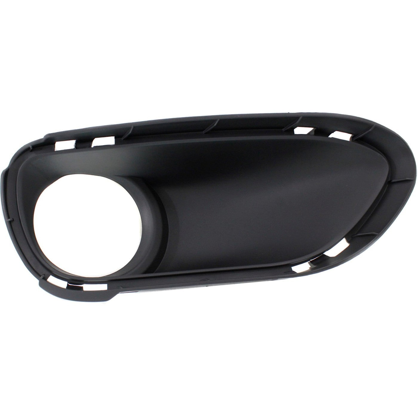 2X Fog Light Trim Set for Porsche Cayenne (2011–2014) Textured Black