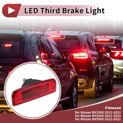 LED Third Brake Light for Nissan NV1500 NV2500 (2012–2019) No. 265901PA0A