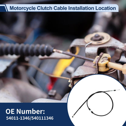 Clutch Cable No. 54011-1346 for Kawasaki Vulcan 800 VN800A (1995–1999)