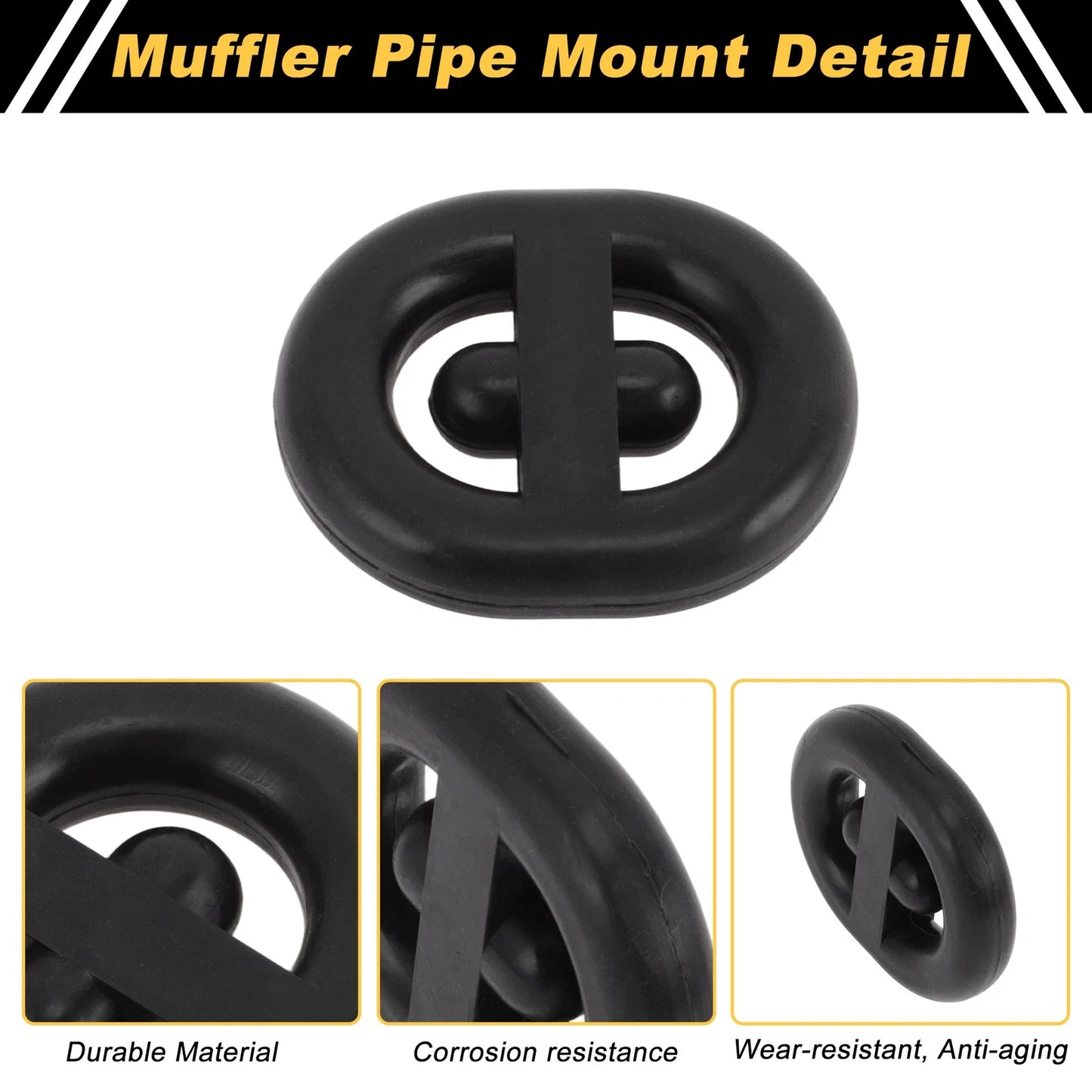 Muffler Exhaust Hanger for Buick Excelle GT (2004–2009) No.171253147 Black 1 Pc
