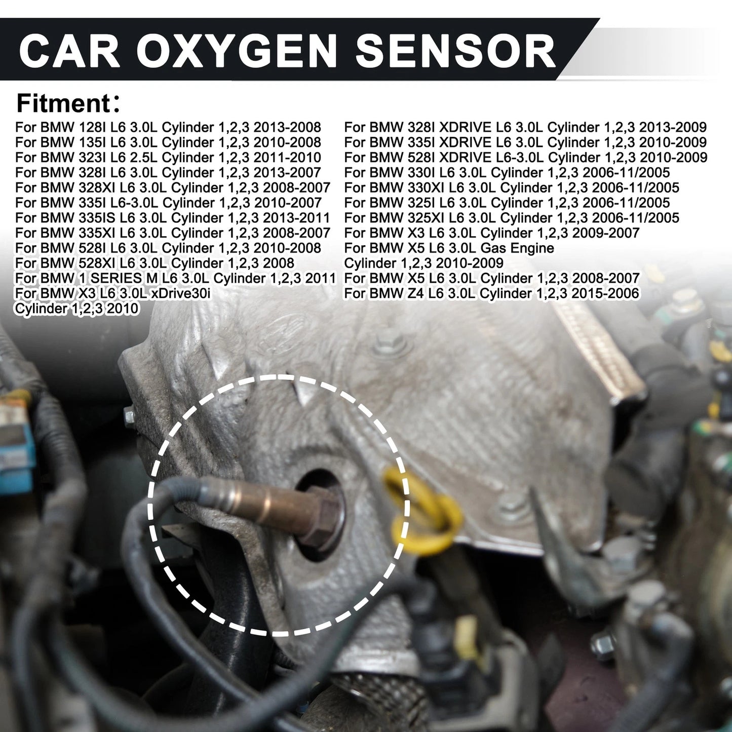 Upstream & Downstream Oxygen Sensors for BMW 128i L6 3.0L (2013-2018) 234-5139