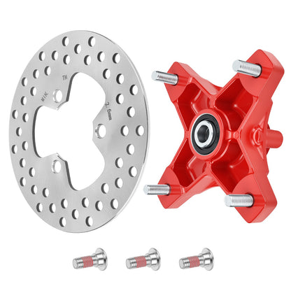 Red Wheel Hub with Brake Disc for Honda Sportrax 250 (2001–2008)