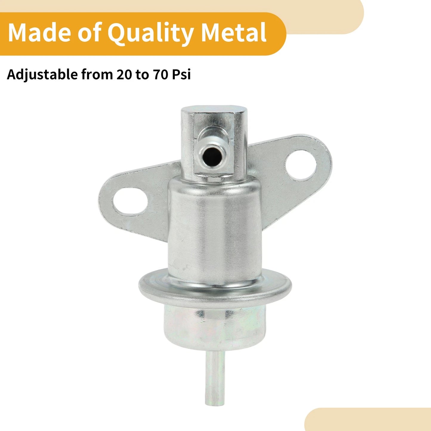 Fuel Pressure Regulator for Mitsubishi 3000GT (1991–1999) No.MD322989 Aluminum