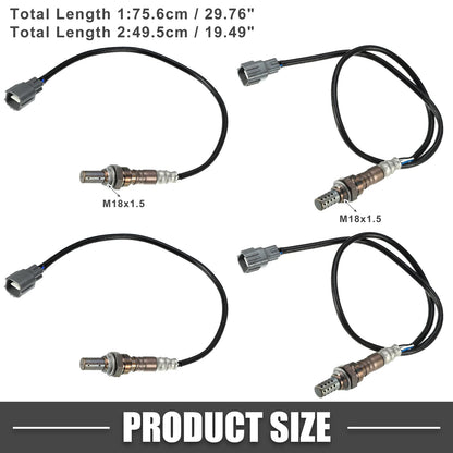 Set of 4 O2 Oxygen Sensors for Toyota RAV4 (2001–2003) L4 2.0L