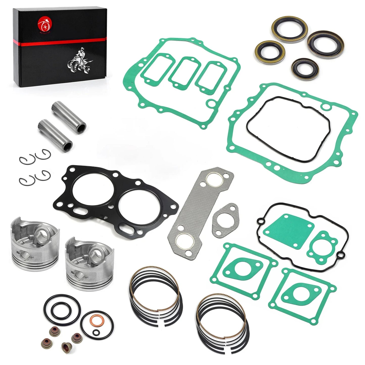 Piston & Ring STD & Gasket Kit for EZGO Golf Cart Robin 295cc (1991–2008)