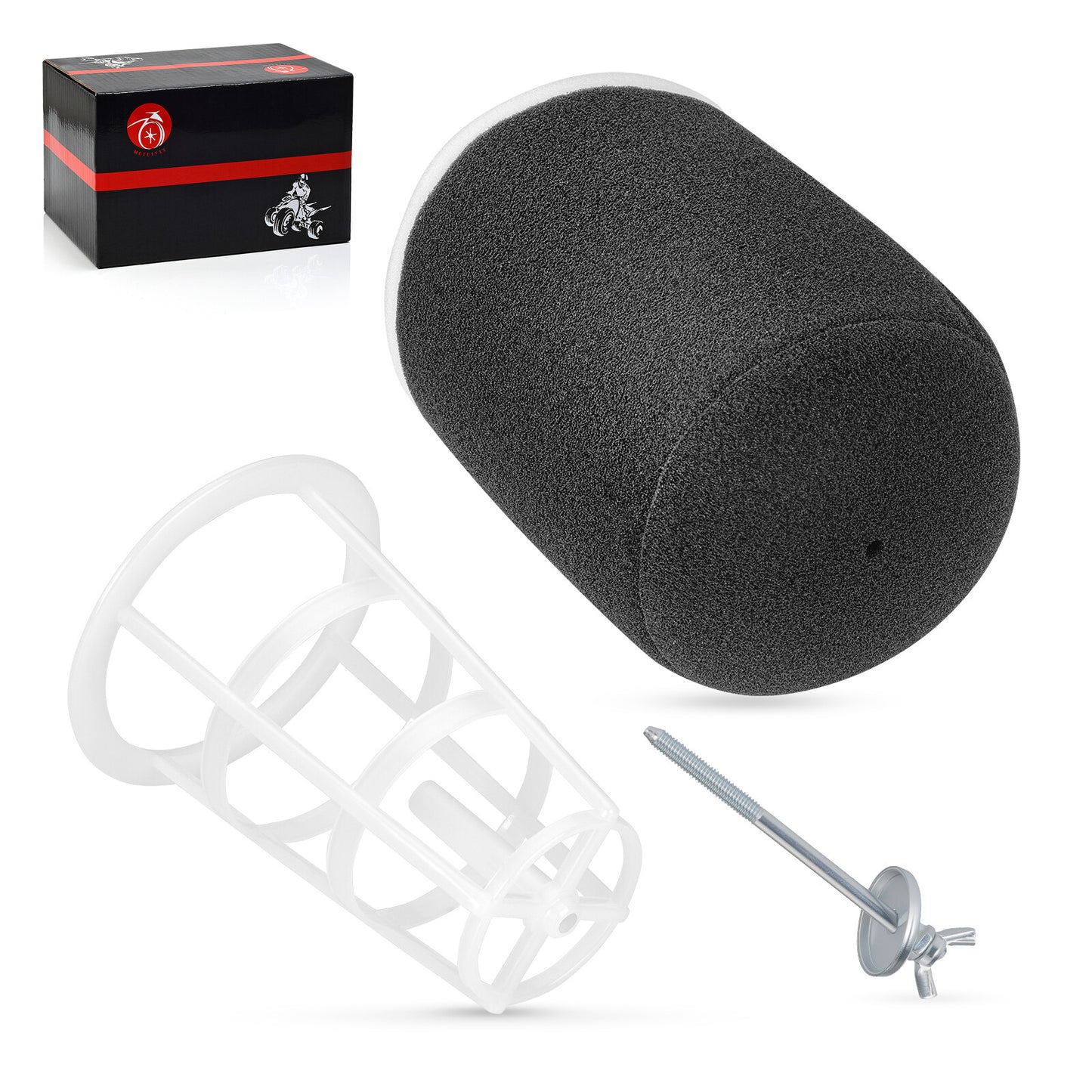 Air Filter Cleaner & Cage Guide Bolt Kit for Yamaha YFZ450R (2009–2024)