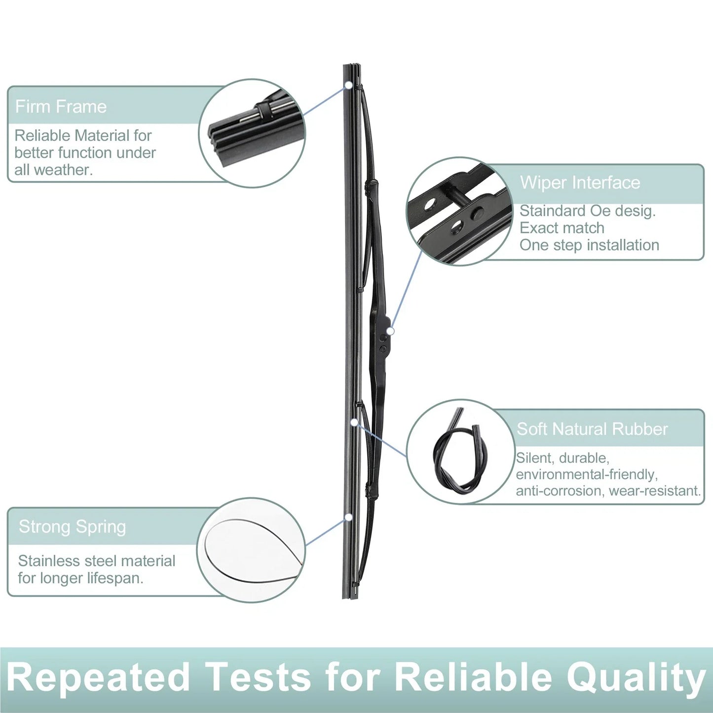 Rear Wiper Blade Arm Set for Porsche Cayenne (2003-2010)