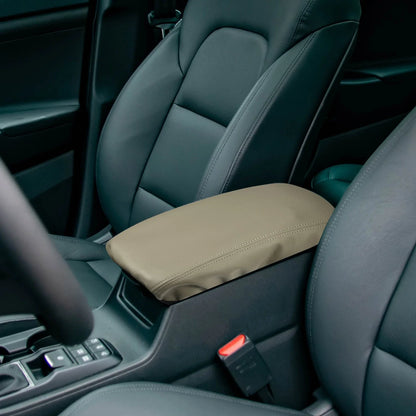 Car Center Armrest Cover for Honda Accord 2018-2022 Beige with Stitches