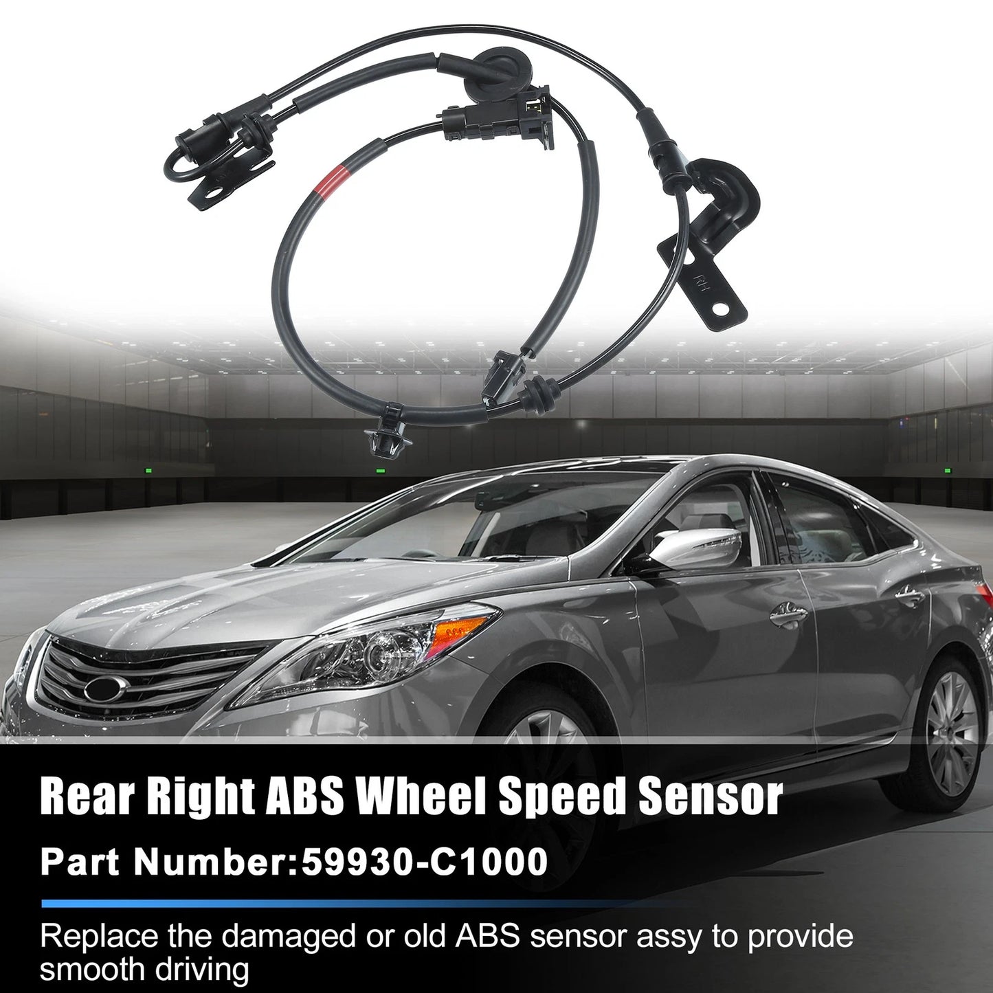 Rear Right ABS Wheel Speed Sensor Cable No. 59930-C1000 for Hyundai Sonata (2015–2017)