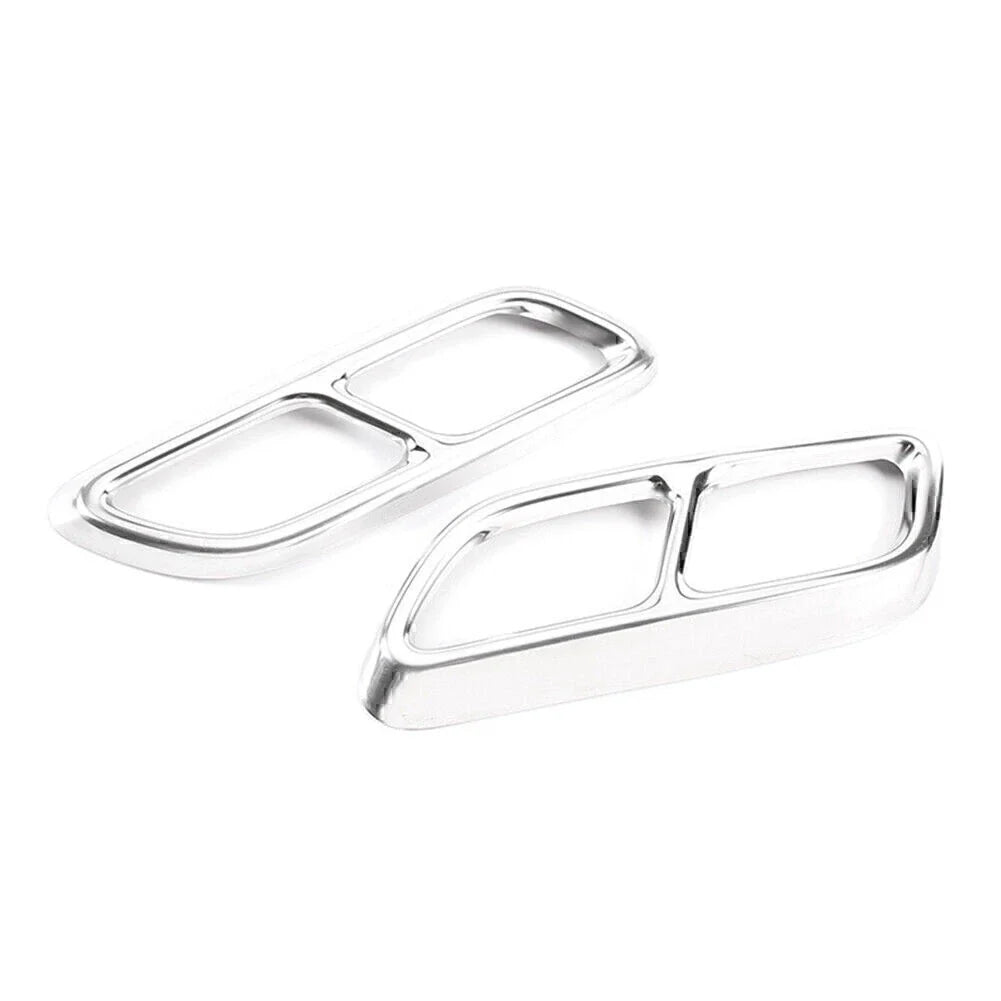 Stainless Steel Rear Exhaust Muffler Pipe Cover Trim for Cadillac CT5 (2020-2023)
