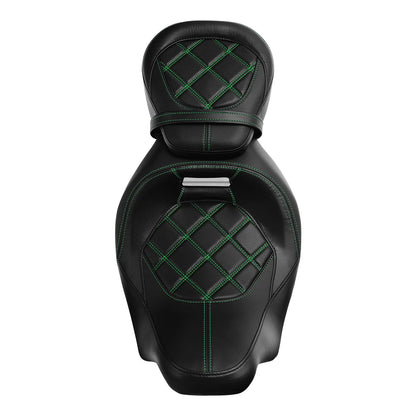 Rider Driver Passenger Seats for Harley Touring CVO Street Glide (2009-2023)