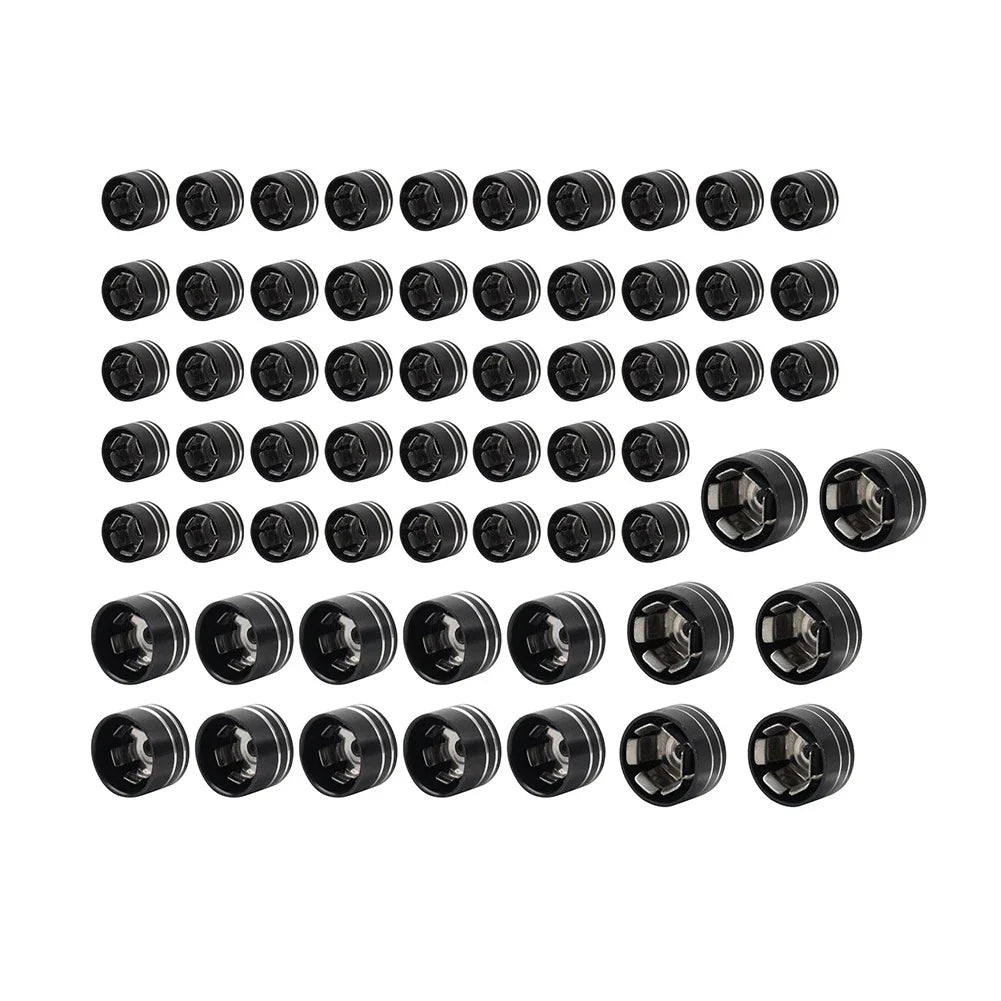 62X Engine Bolt Caps Cover Kit for Harley Road King Street Glide (2007-2016)