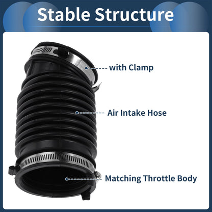 Engine Air Intake Hose for Chevrolet Cobalt L4 2.4L (2005–2010) No. 696-737 Rubber Clamp