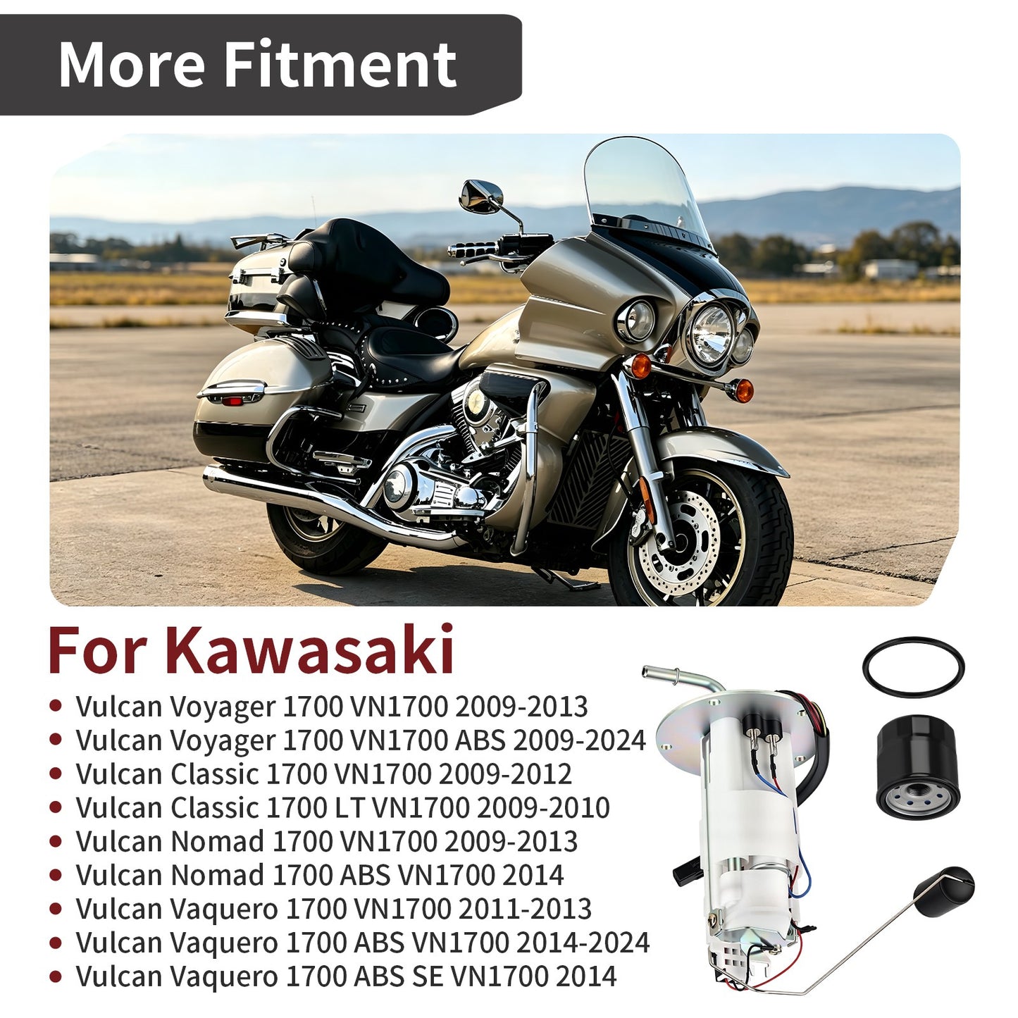 Fuel Pump Assembly for Kawasaki Vulcan 1700 (2014)