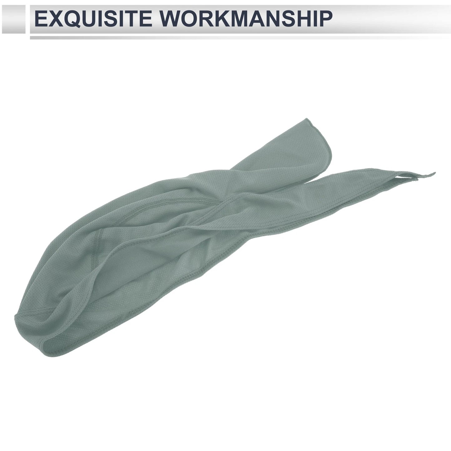 Cycling Hat for Universal Fit (30x15cm) - Sweat Wicking, Breathable, Light Gray