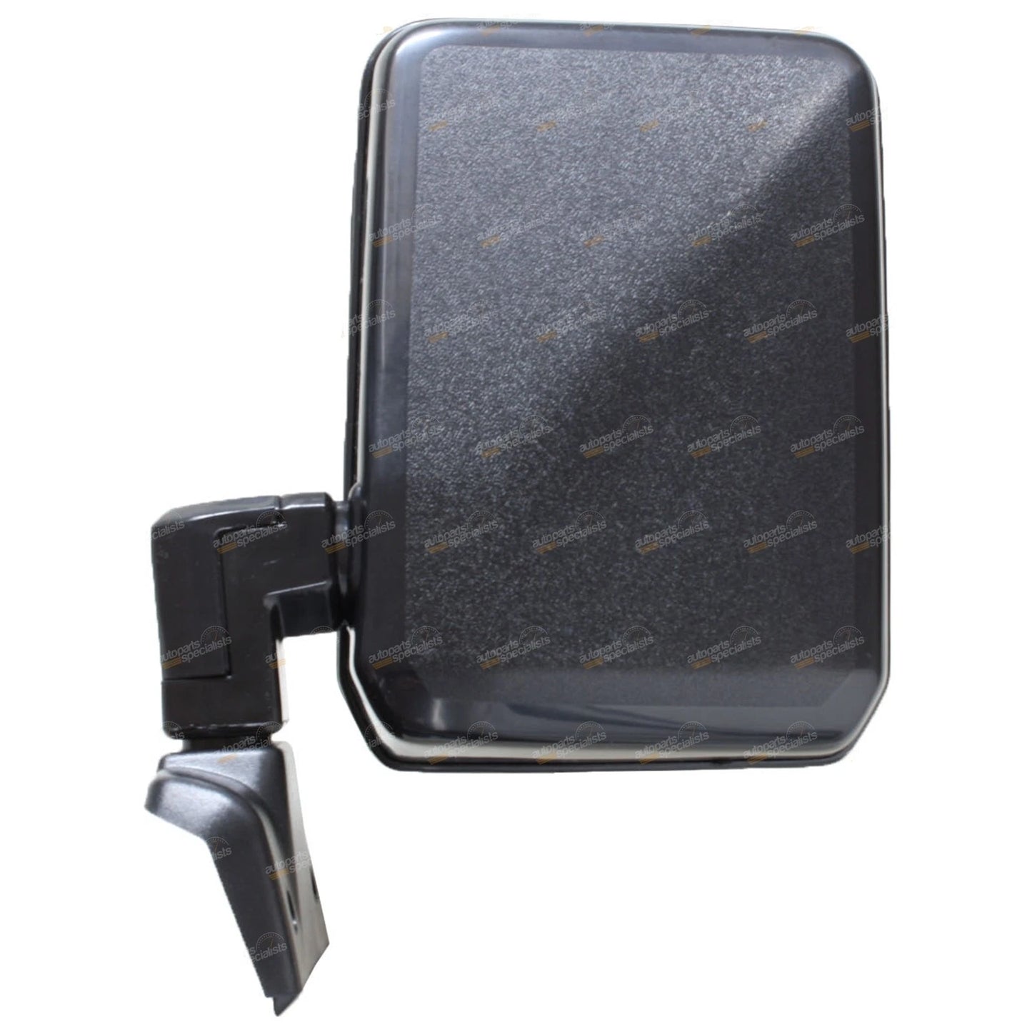 Left Large Door Wing Mirror Black for Toyota Landcruiser 60 Series (1987–1990)
