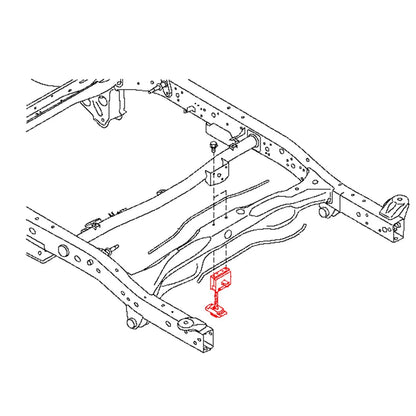 Hanger Spare Tire Carrier for Nissan Navara D40 (2005–2015)