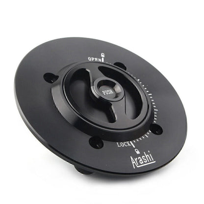 Black Gas Fuel Cap Tank Cover for Kawasaki Ninja 400 (2018-2021)