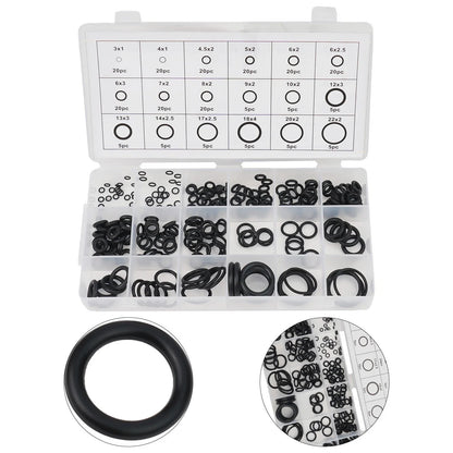 O Ring Washer Seal 225 Piece for Black Car Air Gas