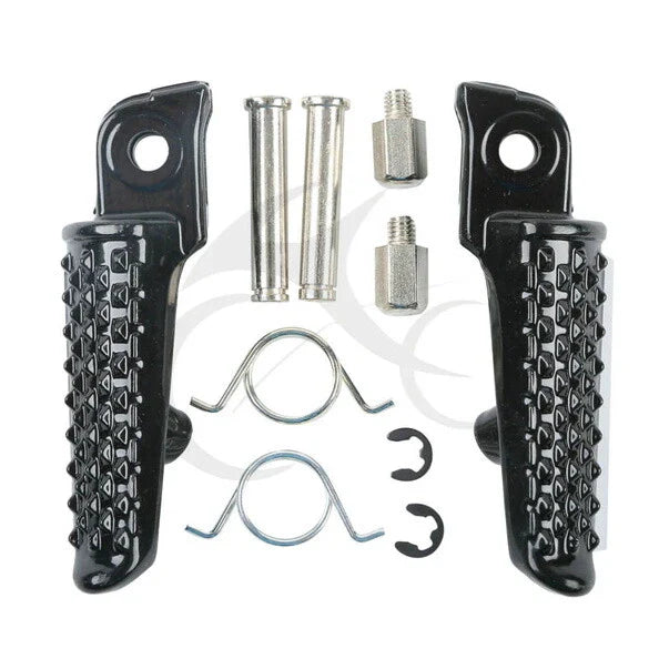 Black Front Rider Foot Pegs for Honda CBR1000RR (2008-2016)