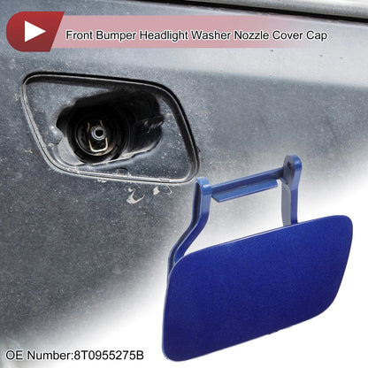 Front Left Washer Nozzle Cover Cap No. 8T0955275B for Audi A5 (2012–2017) Blue