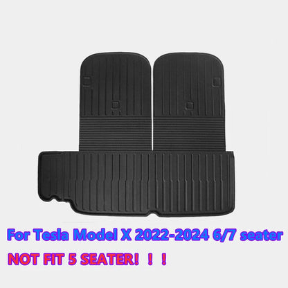TPE Front Frunk/Rear Trunk Cargo Liner Pad Mat for Tesla Model X (2022–2024)