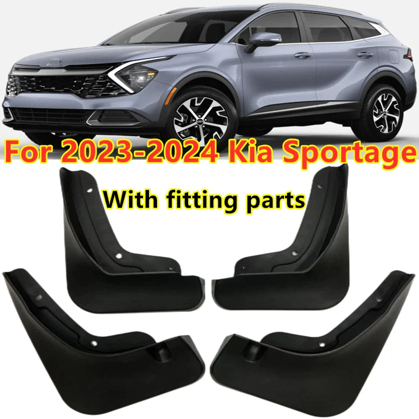4Pcs/Front Rear Splash Fender Mud Flaps Guards/for Kia Sportage (2023–2024)