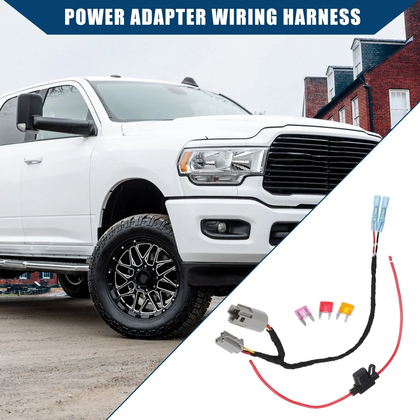 Adapter Wiring Harness Switch Connector for Chrysler Dodge Ram