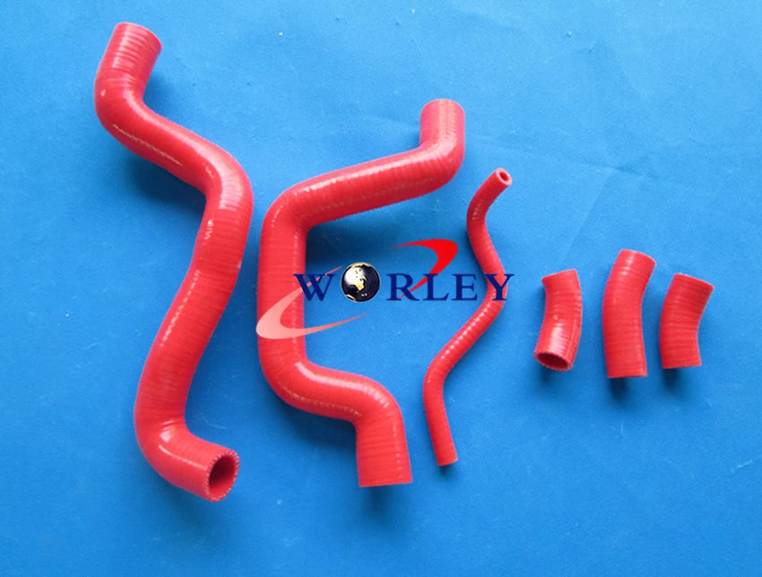 Silicone Radiator Hose Kit for Suzuki SV650 (2003–On) - Red