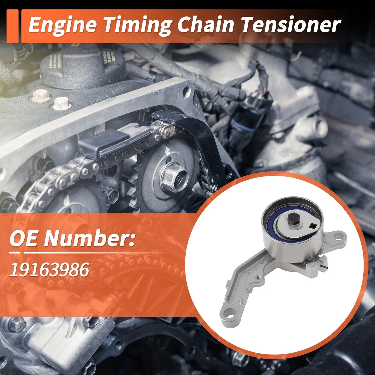 Timing Chain Tensioner for Chrysler Cirrus (1999–2000) 19163986
