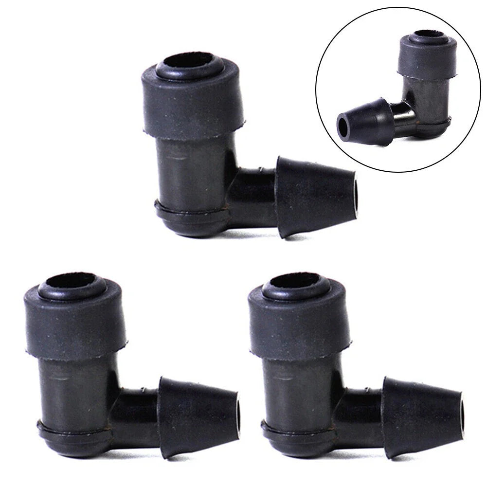 3x Versatile 90 Degree Plug Cap Cover for Motorcycle Dirt Bike ATV
