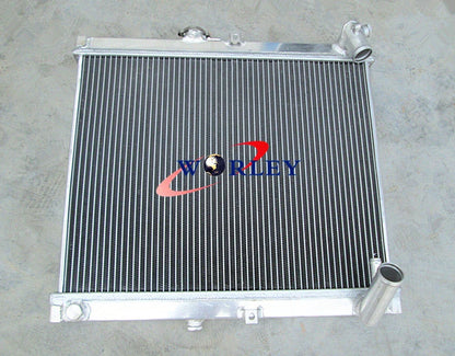 Aluminium Radiator + 16'' Fan for Mazda RX7 FC3S S4 (1986-1988)