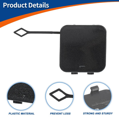 Rear Right Bumper Tow Hook Cover for BMW 530i 540i M5 Gray