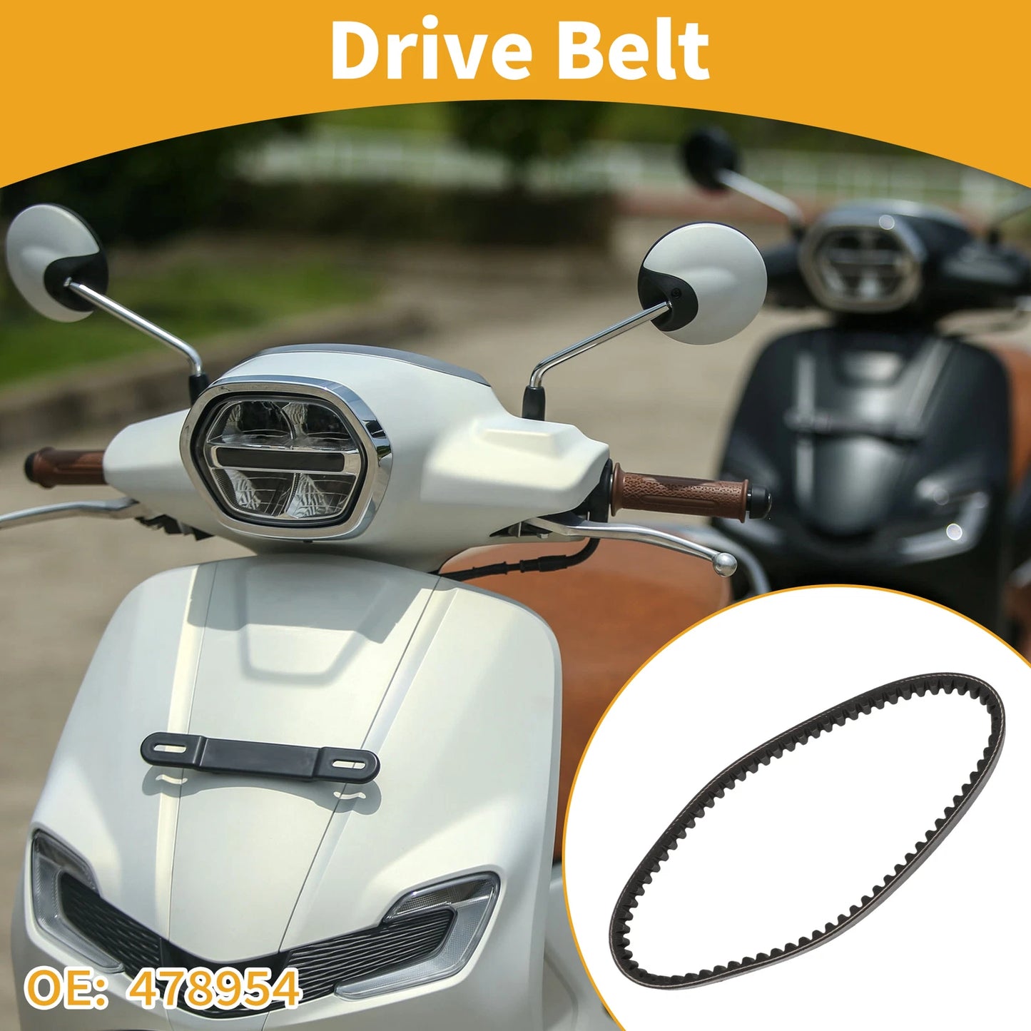 V-Belt No.478954 for Piaggio Vespa ET2 50 80 100 cc (1996–2005)