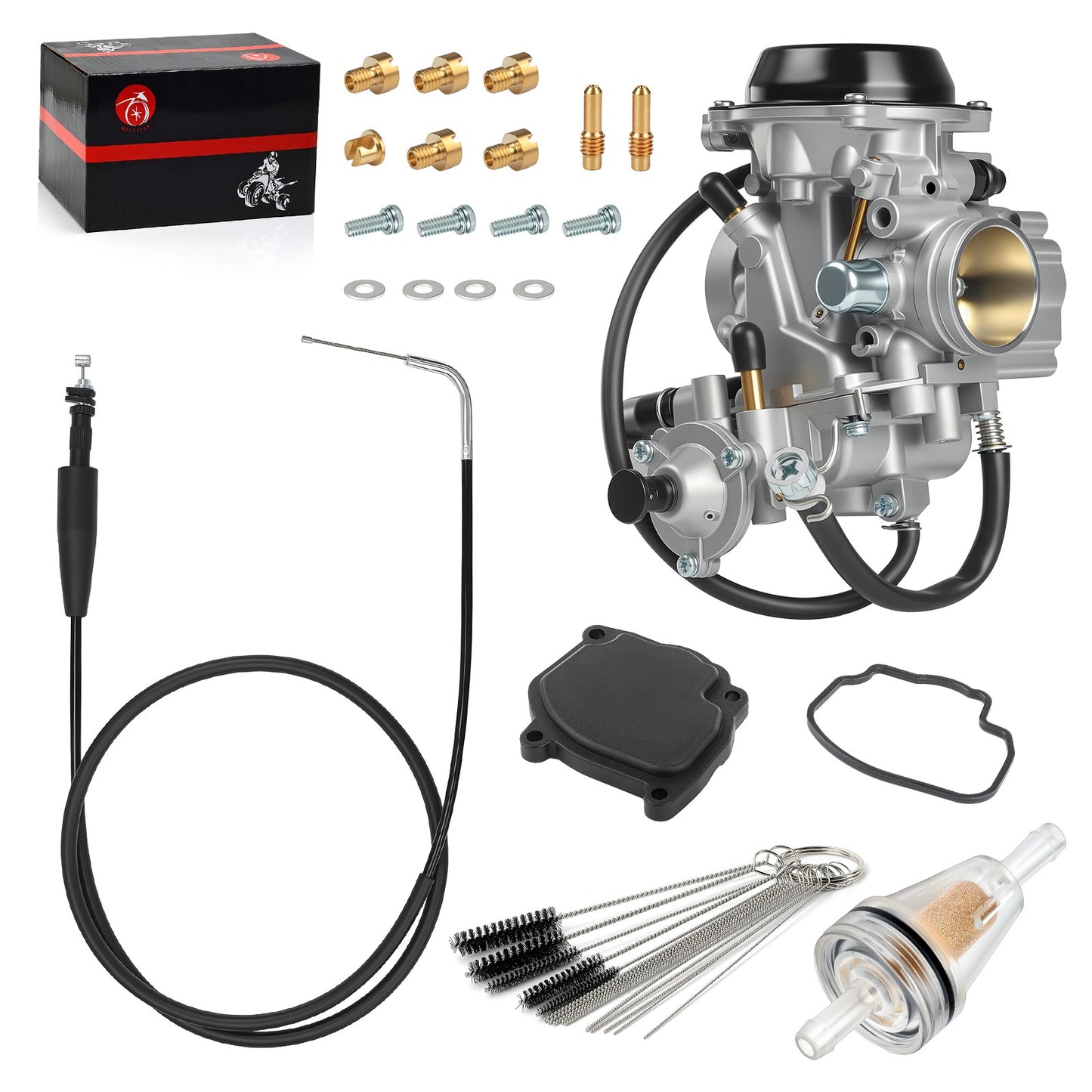 Carburetor & Throttle Cable for Arctic Cat Bearcat 454 (1998)