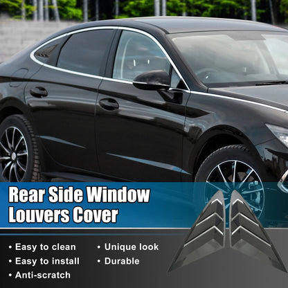 Pair of Rear Side Window Louver Shades Cover for Hyundai Sonata DN8 (2020–2022)