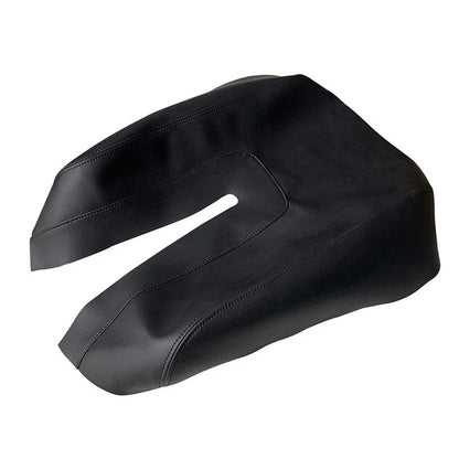 Leather Center Console Lid Armrest Cover for 14-21 Toyota Tundra Black