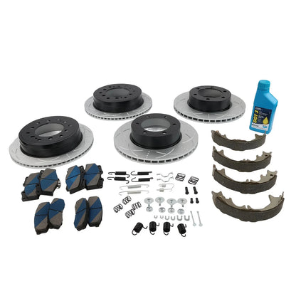 Set of 4 Brake Pads and Rotors for Toyota Prado (KZJ95R RZJ95R VZJ95R)