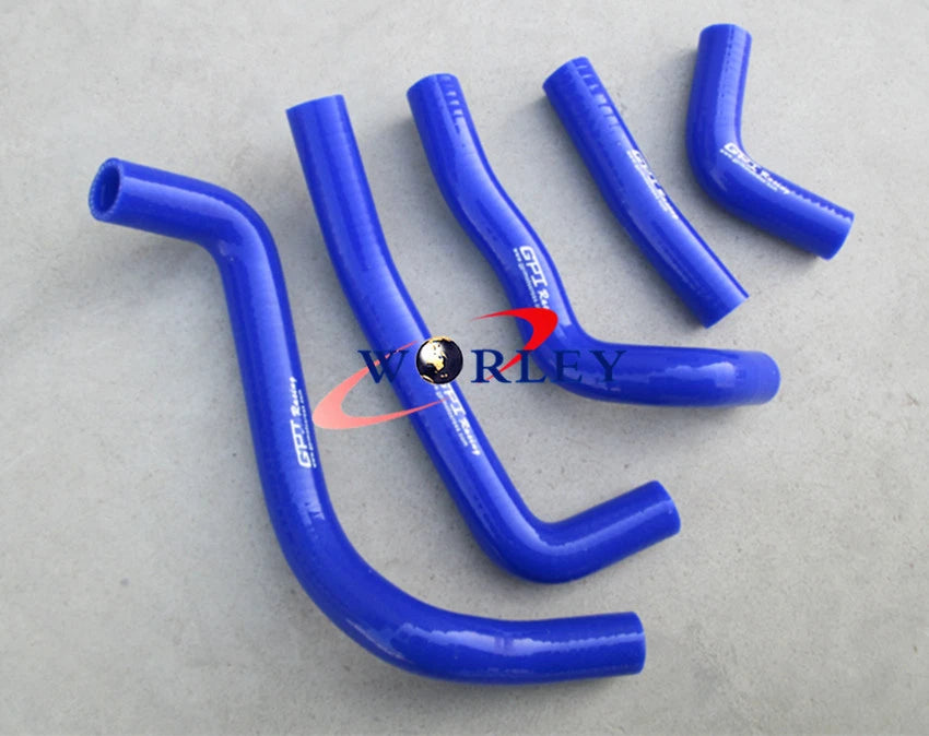 Silicone Radiator Hose for Kawasaki KDX220/KDX200 (1995–2006) - Red