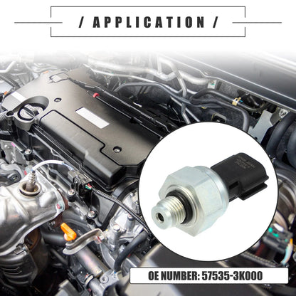 Engine Oil Pressure Sensor for Hyundai (57535-3K000) - Black Silver Tone