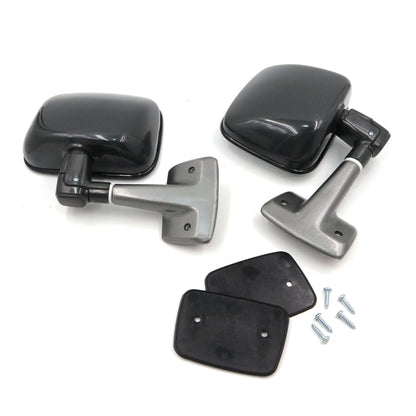 Set of 2 Black Side Door Mirrors for Toyota Land Cruiser BJ60 FJ60 HJ60 (1980–1990)