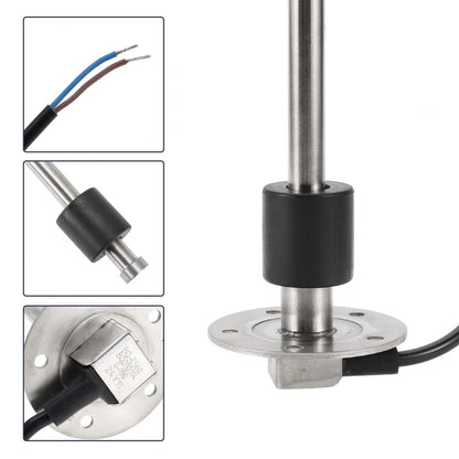 Fuel Sending Unit and Gauge Kit 0-190 Ohm for Boat Car Truck (0-190)