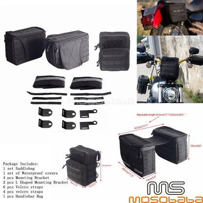 Saddlebag Tool Bag for Harley (Fits Club Style)