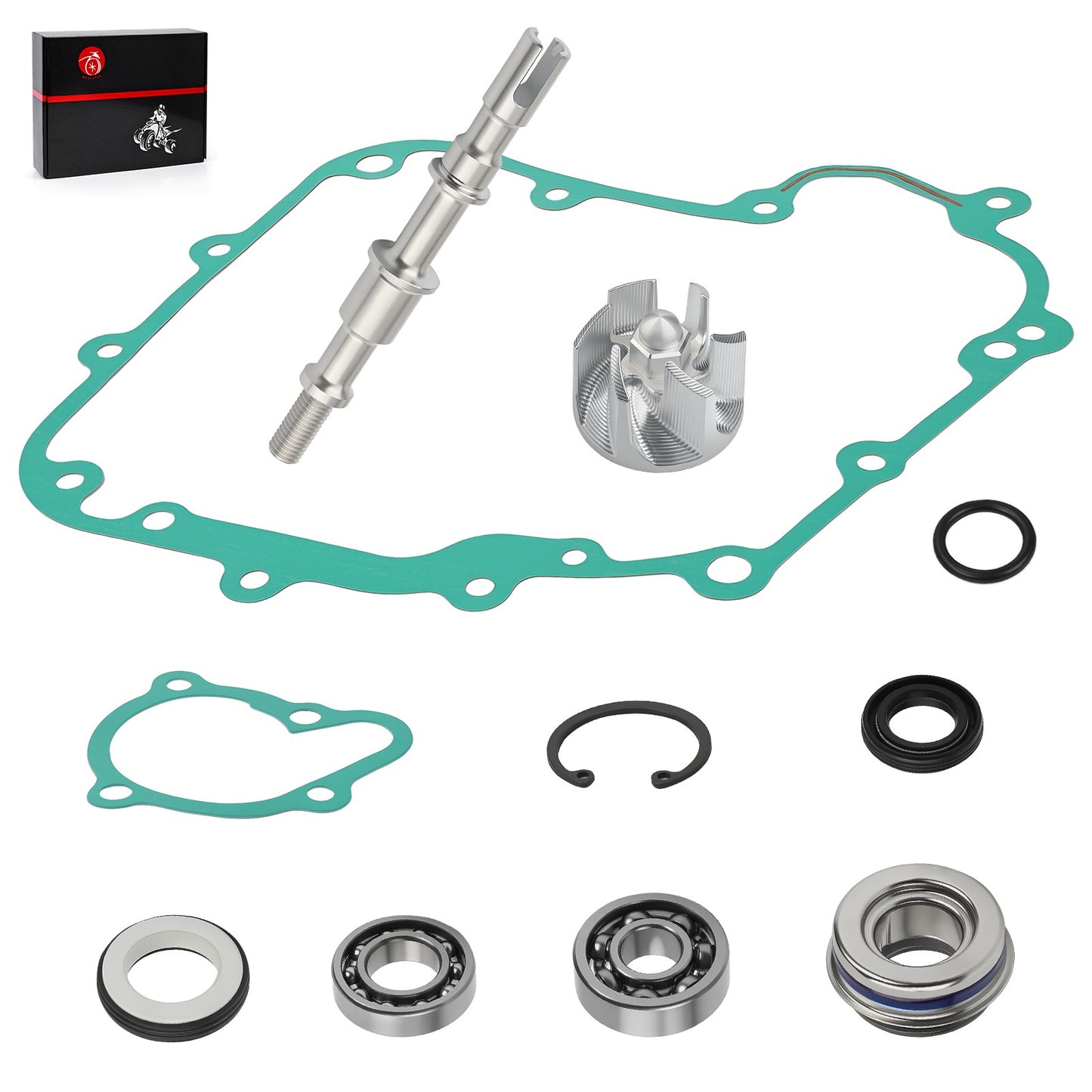 Water Pump Impeller Shaft Bearing Gasket for Kawasaki Brute Force 300 (2012–2024)