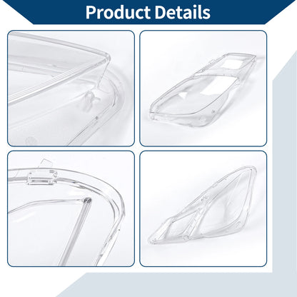 1 Pc Headlight Lens Cover for Mercedes-Benz E350 (2009–2016) No. 2078205461