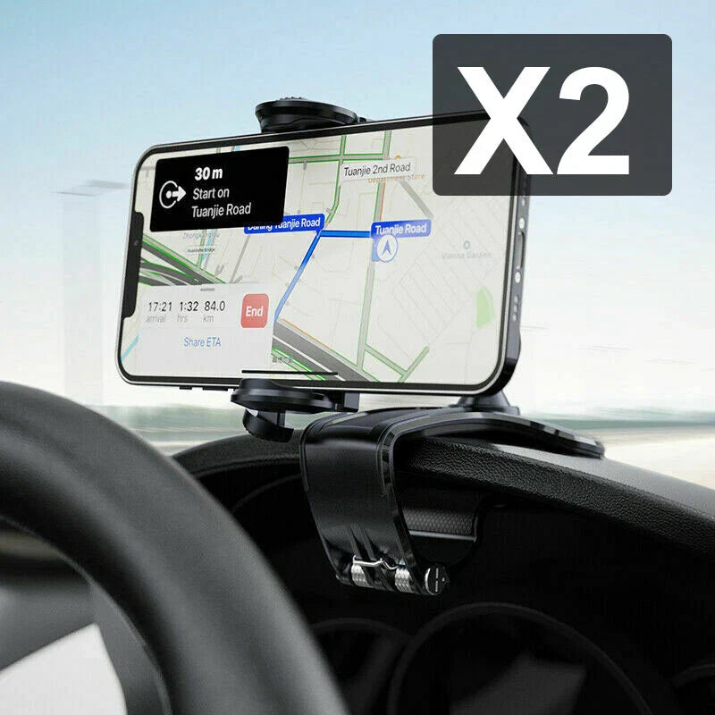 Mobile Phone Holder 360° for Car GPS Navigation Dashboard Mount