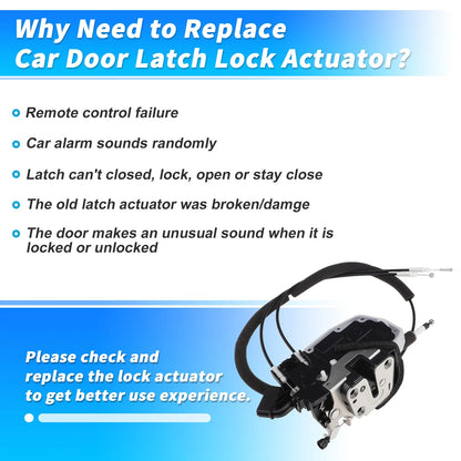 Rear Right Power Door Lock Actuator 82500JE20A for Nissan Qashqai J10 (2006–2013)